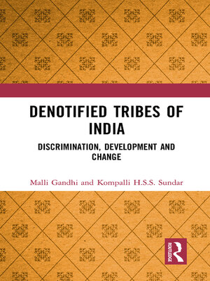 cover image of Denotified Tribes of India